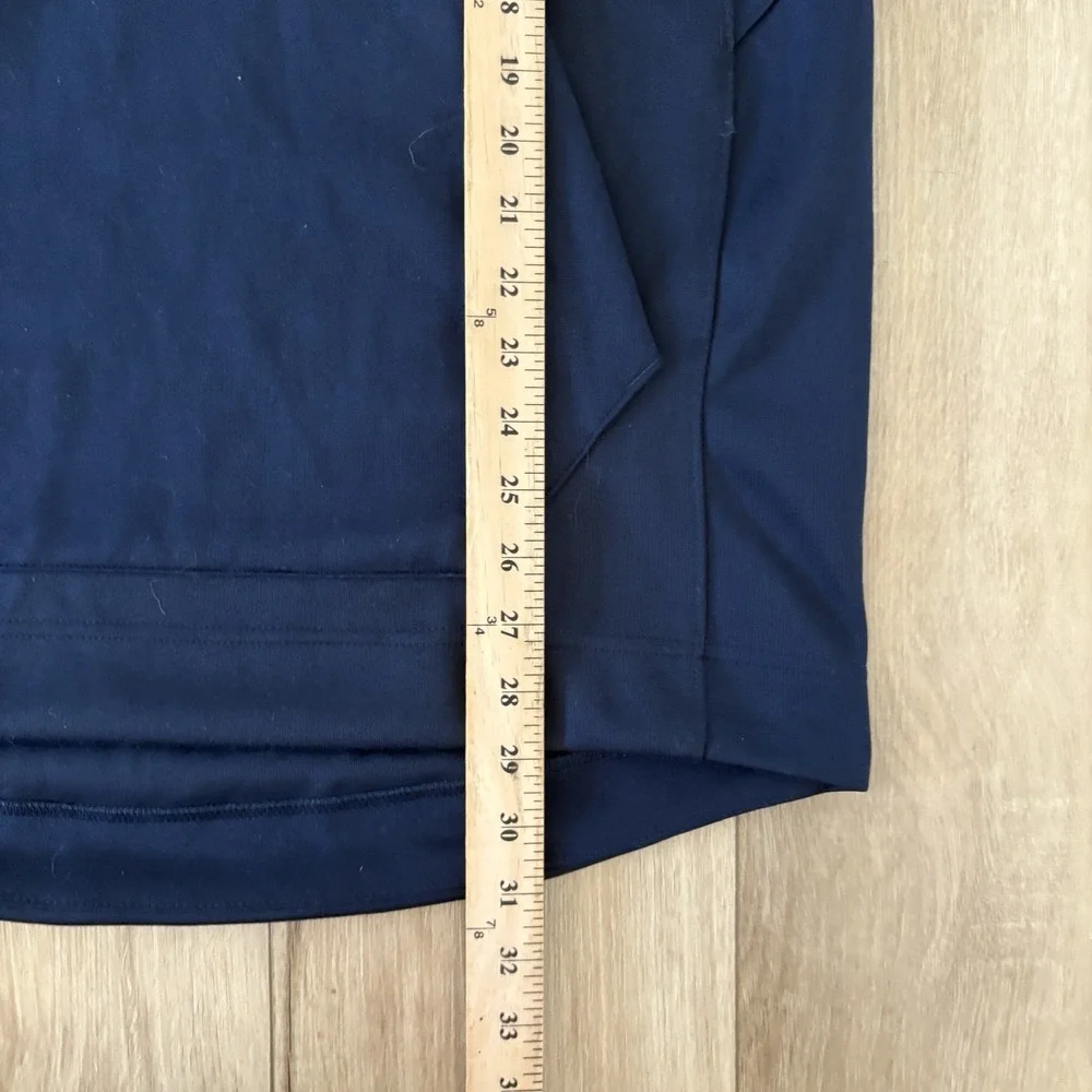 Nike Men's Sz Medium Dri-FIT Spotlight Short Sleeve Hoodie BV3607 Navy Blue